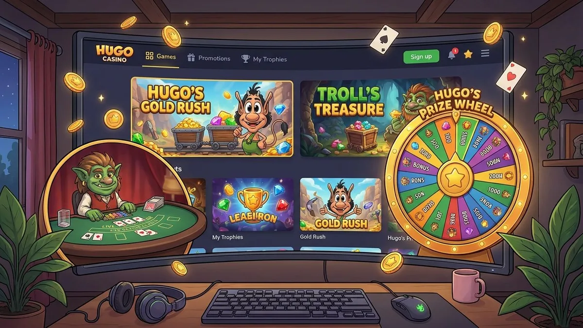 Casinospil hos Hugo Casino